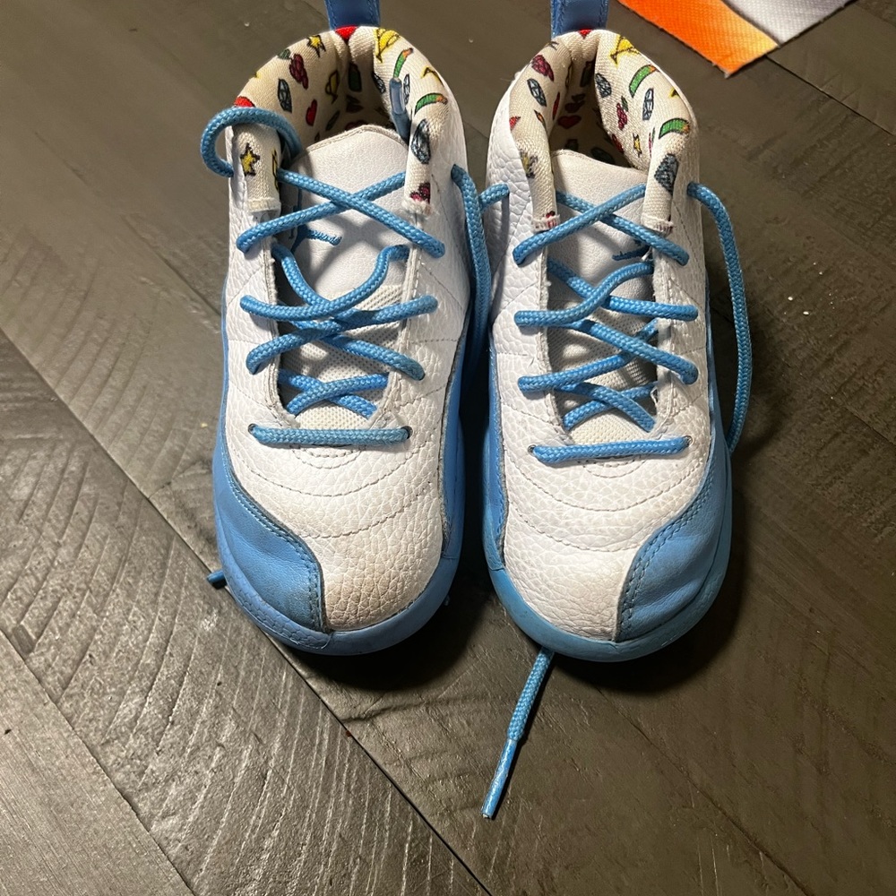 Nike Jordan 12 Carolina Blue and White size 9 in toddler
